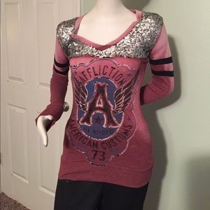 Affliction long sleeve shirt.